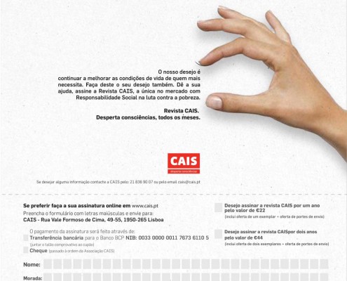 Imprensa ghost para a CAIS